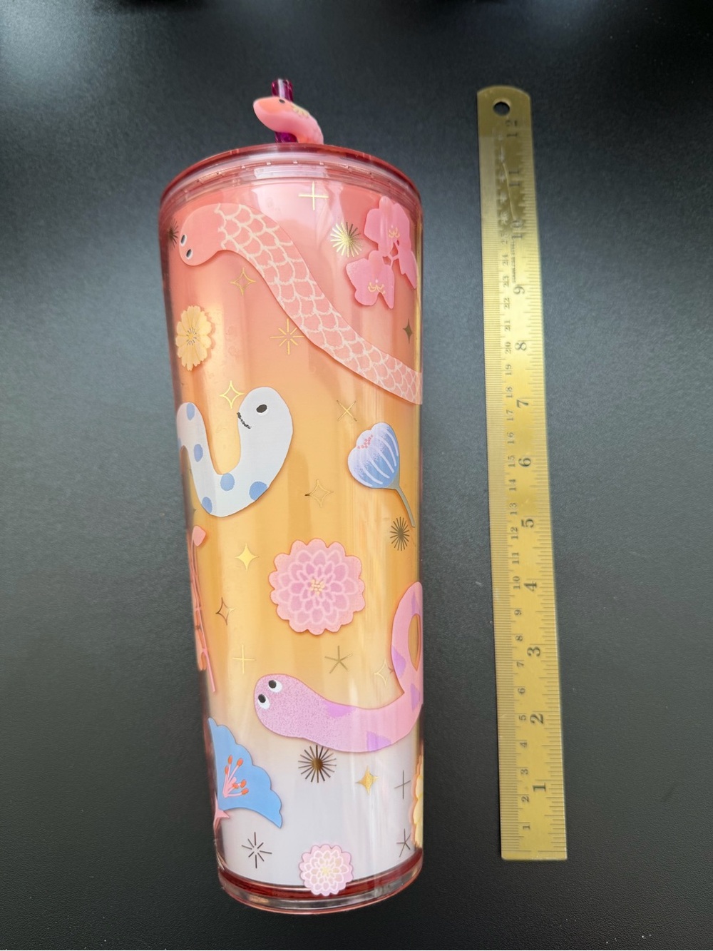 NWOT Starbucks 2025 Lunar New Year of the Snake Cold Cup Venti Tumbler 24oz